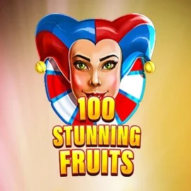 100 Stunning Fruits slot logo by SYNOT Games at Realz Casino