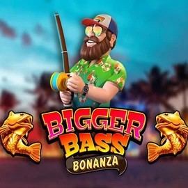 Bigger Bass Bonanza logo by Pragmatic Play Realz Casino
