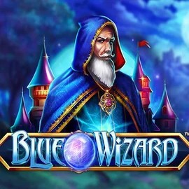 Blue Wizard logo – Slots by Quickspin at Realz Casino