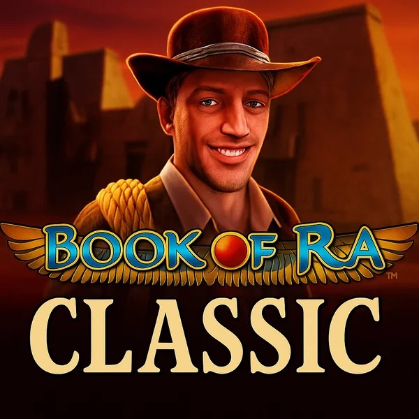 Slots logo of Book of Ra Classic from Novomatic at Realz Casino