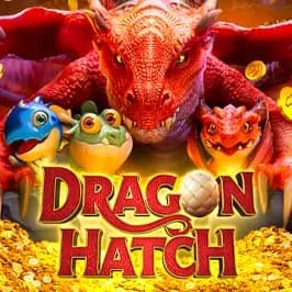 Dragon Hatch slot logo by PG Soft at Realz Casino