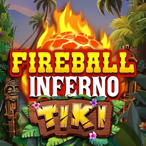 Fireball Inferno Tiki by NetEnt, showcased at realzcasinologin.com – game logo