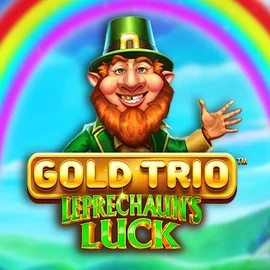 Gold Trio Leprechaun's Luck online game logo by Playtech on realzcasinologin.com