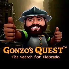 Gonzo's Quest logo by NetEnt Realz Casino