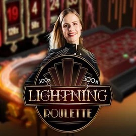 Lightning Roulette logo – Live Casino by Evolution at Realz Casino