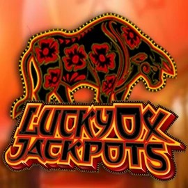 Lucky Ox Jackpots by Rival, showcased at realzcasinologin.com – game logo