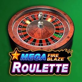 Mega Fire Blaze Roulette online game logo by Playtech on realzcasinologin.com