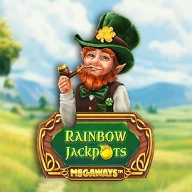 Rainbow Jackpots Megaways by Red Tiger Gaming, showcased at realzcasinologin.com – game logo