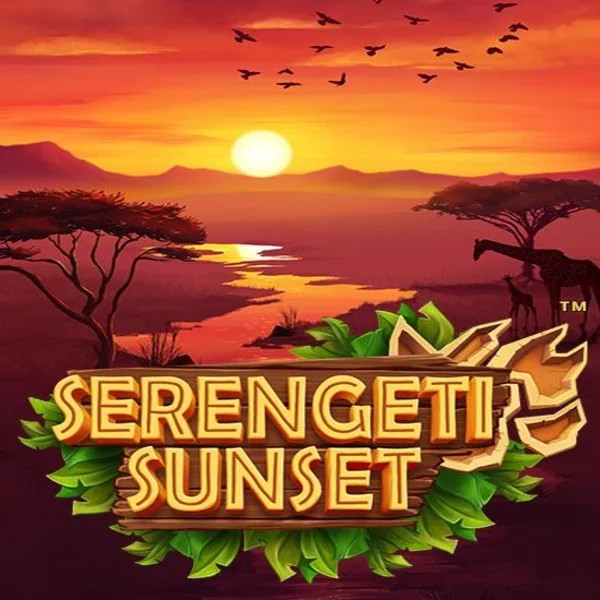 Serengeti Sunset online game logo by Skywind Group on realzcasinologin.com