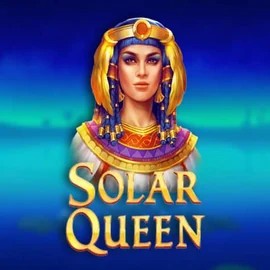 Solar Queen online game logo by Playson on realzcasinologin.com