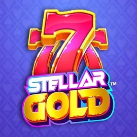Stellar Gold logo by Snowborn Games at Realz Casino