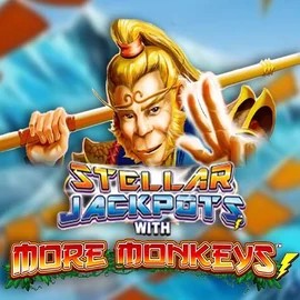 Play the Stellar Jackpots with More Monkeys slot by Lightning Box Game on Realz Casino